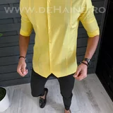 Camasa barbati galbena slim fit B1318 i5-4.3
