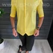 Camasa barbati galbena slim fit B1318 i5-4.3